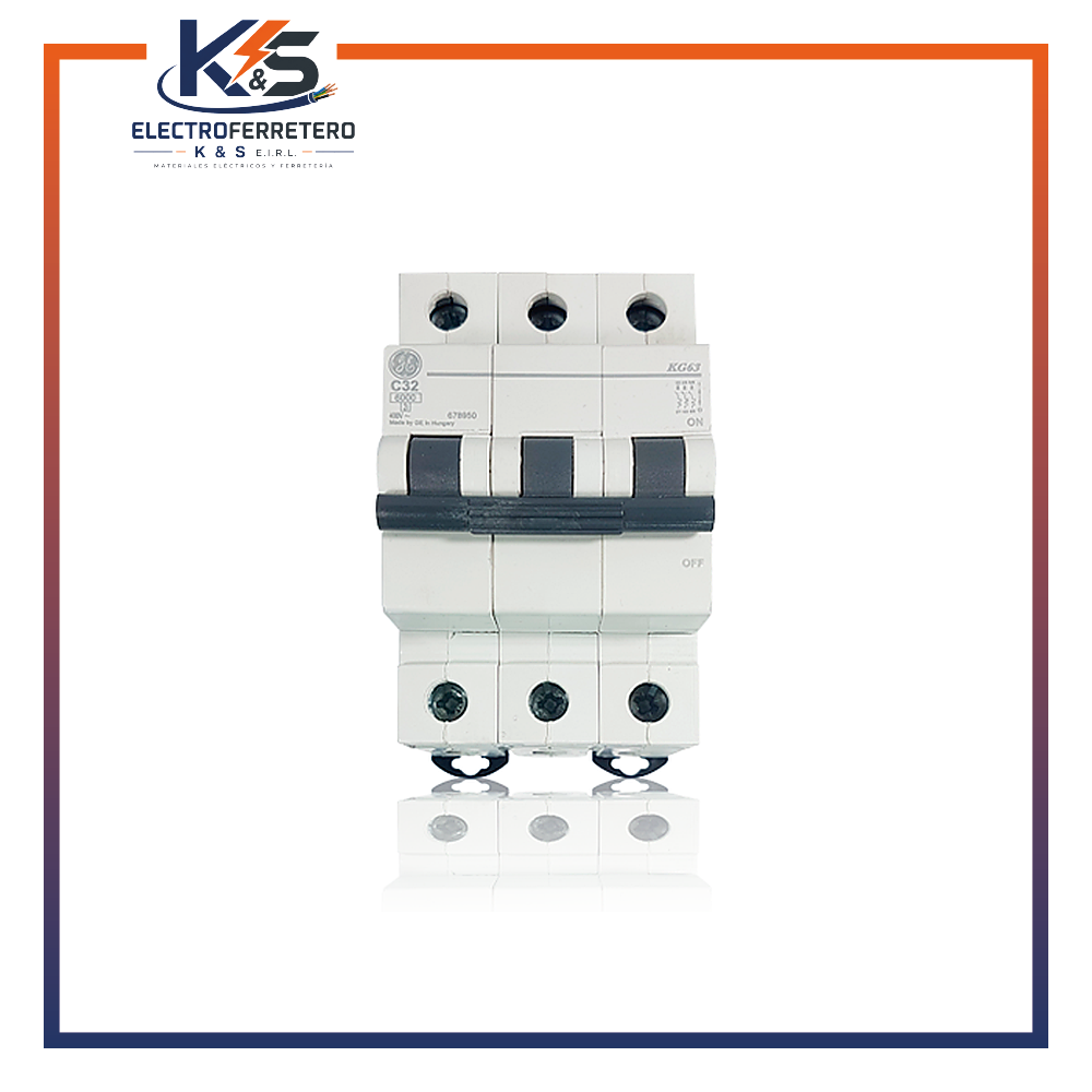 Llave Termomagnetica G.E 3 x